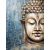 Álmodó buddha- szegecses vászonkép