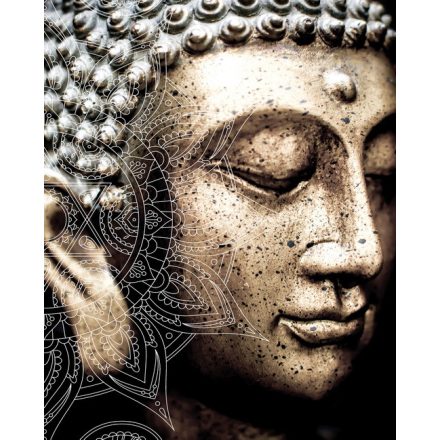 Buddha arc - vászonkép