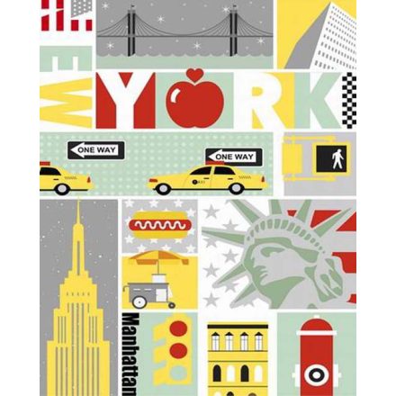New York színei - vászonkép