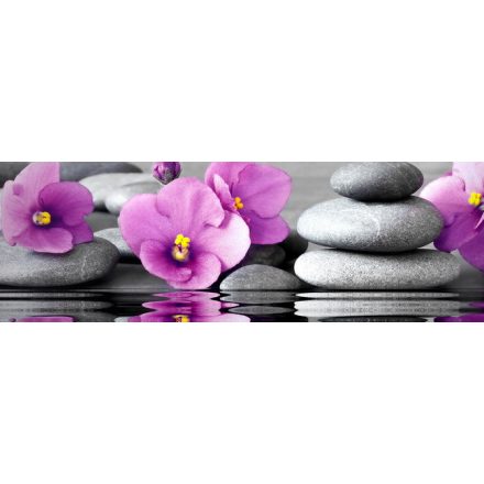 Orchidea tükörkép - vászonkép