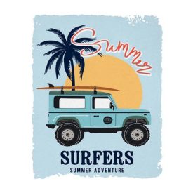 Summer surfers - vászonkép