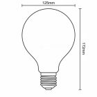 LED Filament 4W VINTAGE- G125 / E27 / 2000K - ZAF102