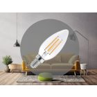 LED izzó 6W - C37 / E14 / SMD / 4000K - ZLF723