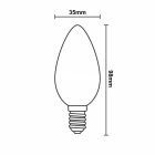 LED Filament 6W - C35 / E14 / 4000K - ZLF723D