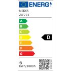 LED izzó 6W - C37 / E14 / SMD / 4000K - ZLF723