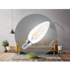 LED izzó 6W - C37 / E14 / SMD / 4000K - ZLF723