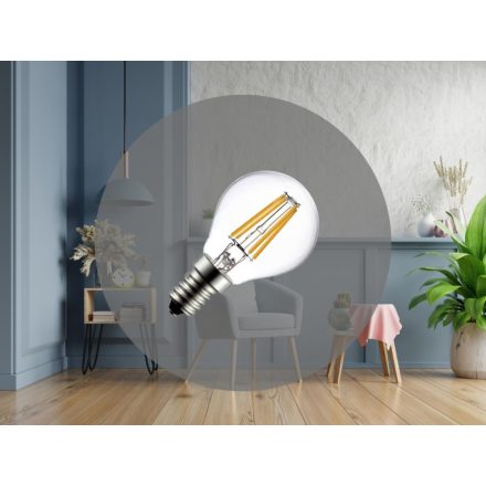 LED Filament 4W - G45 / E14 / 3000K - ZLF812
