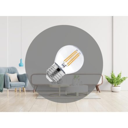 LED Filament 4W - G45 / E27 / 4000K - ZLF827