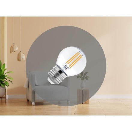 LED Filament 6W - G45 / E27 / 4000K - ZLF828