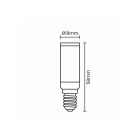 LED izzó 4,5W - E14 / SMD / 4000K - ZLS022