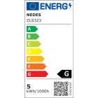 LED izzó 5W - GU5, 3 / MR16 / SMD / 4000K - ZLS323