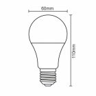 LED izzó 12W - A60 / E27 / SMD / 3000K - ZLS513