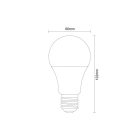 LED izzó 15 W - A60 / E27 / SMD / 3000K - ZLS515N