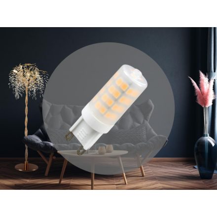 LED izzó 4W - G9 / SMD / 6000K - ZLS604CD