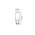 LED izzó 3,9W - G9 / SMD / 6000K - ZLS604