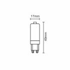 LED izzó 4W - G9 / SMD / 2800K - ZLS614CD