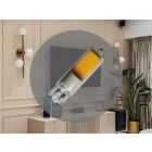 LED izzó 4W - G9 / COB / 2800K - ZLS614COB
