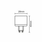 LED izzó 5W - G9 / SMD / 2800K / W - ZLS615CW