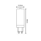 LED izzó 4W - G9 / COB / 4000K - ZLS624COB