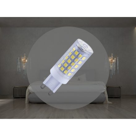 LED izzó 4,6W - G9 / SMD / 4000K - ZLS625