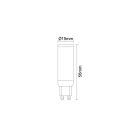LED izzó 4,6W - G9 / SMD / 4000K - ZLS625