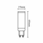 LED izzó 6W - G9 / SMD / 4000K - ZLS626CD