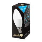 LED izzó 8W - C37 / E14 / SMD / 6500K - ZLS704