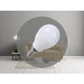 LED izzó 8W - G45 / E14 / SMD / 4000K - ZLS824