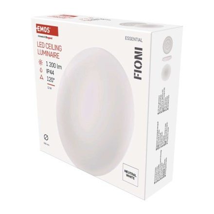 EMOS LED MENNYEZETI LÁMPA FIONI 12W NW IP44