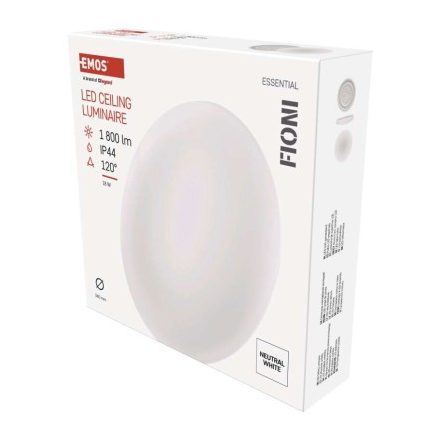 EMOS LED MENNYEZETI LÁMPA FIONI 18W NW IP44