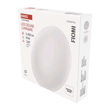 EMOS LED MENNYEZETI LÁMPA FIONI 24W NW IP44