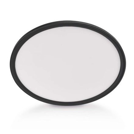 LED felületi lámpatest FLORI fekete, fehér, 18W, semleges fehér