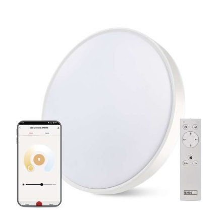 Okos LED mennyezeti lámpatest GoSmart, kör alakú, 45W, CCT, dimmelhető, WiFi