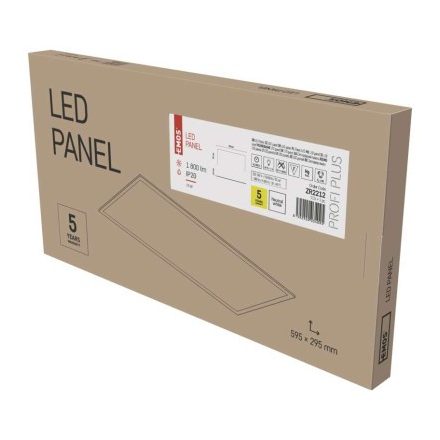 EMOS LED panel PROXO beépíthető 19W 1800lm IP20 természetes fehér