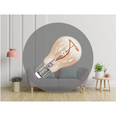 LED Filament SHAPE 4W BRAUN - A60 / E27 / 1800K - ZSF107