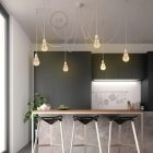 LED Filament SHAPE 4W BRAUN - A60 / E27 / 1800K - ZSF107
