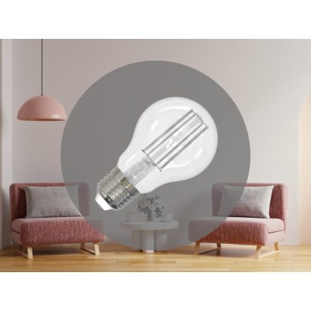 LED Filament FEHÉR 9W - A60 / E27 / 4000K - ZWF202