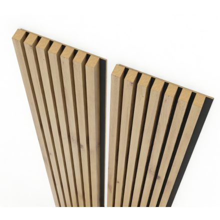LAMELLÁS FALI PANEL MDF 2 db. 137x23 cm. WOTAN TÖLGY SZÍNBEN AURIS 