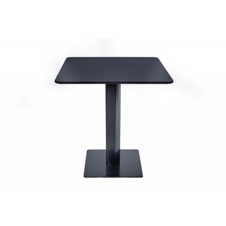 Szögletes Étkezőasztal, Bisztró Asztal Fekete Színben Palermo - 70X70 cm./80x80 cm. Mdf-fém  Palermo - 70X70 cm./80x80 cm. Mdf-fém 