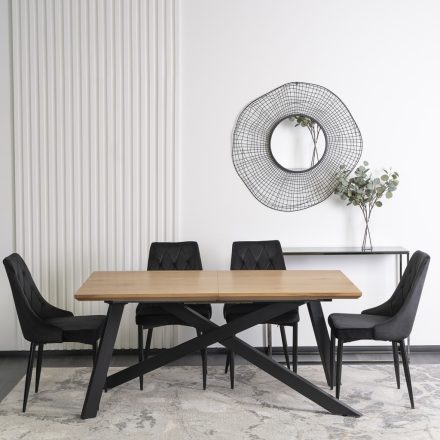 HAMILTON asztal 160-200 cm Arany tölgy