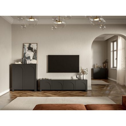 ARCO 3D TV Állvány Fekete Színben. Szélesség: 150 cm. 