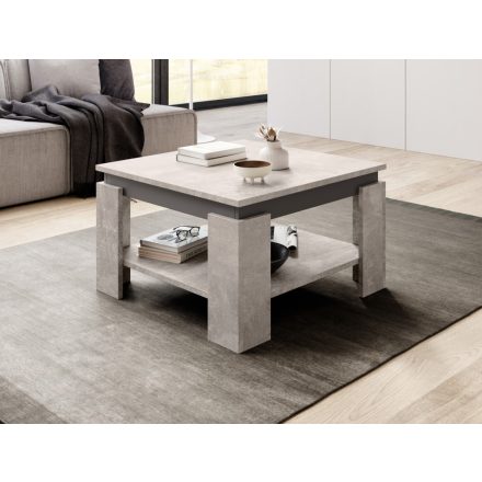 Dohányzóasztal Világos ATELIER/ANTRACIT Színben